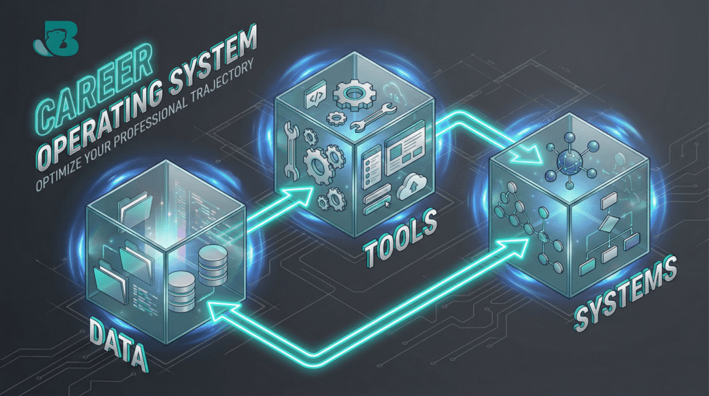Sơ đồ Career OS: Sự kết nối giữa Data, Tools và Systems của BEUP Space