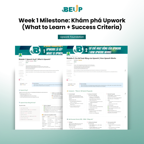 upwdb5 (2) Nội dung bài học về cách tạo profile Upwork chuyên nghiệp và thu hút khách hàng — BEUP