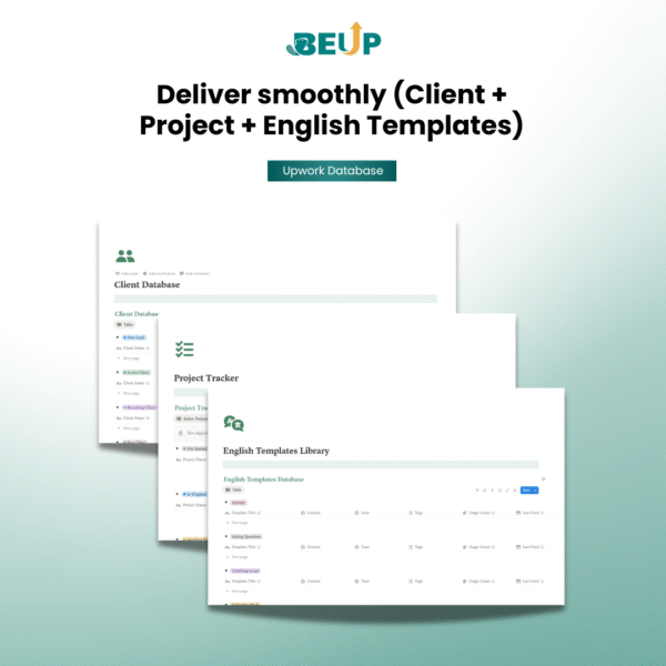 Hệ thống quản lý proposal và template viết proposal hiệu quả trên Notion — BEUP