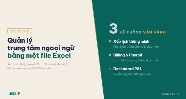 Quan ly trung tam ngoai ngu bang Excel