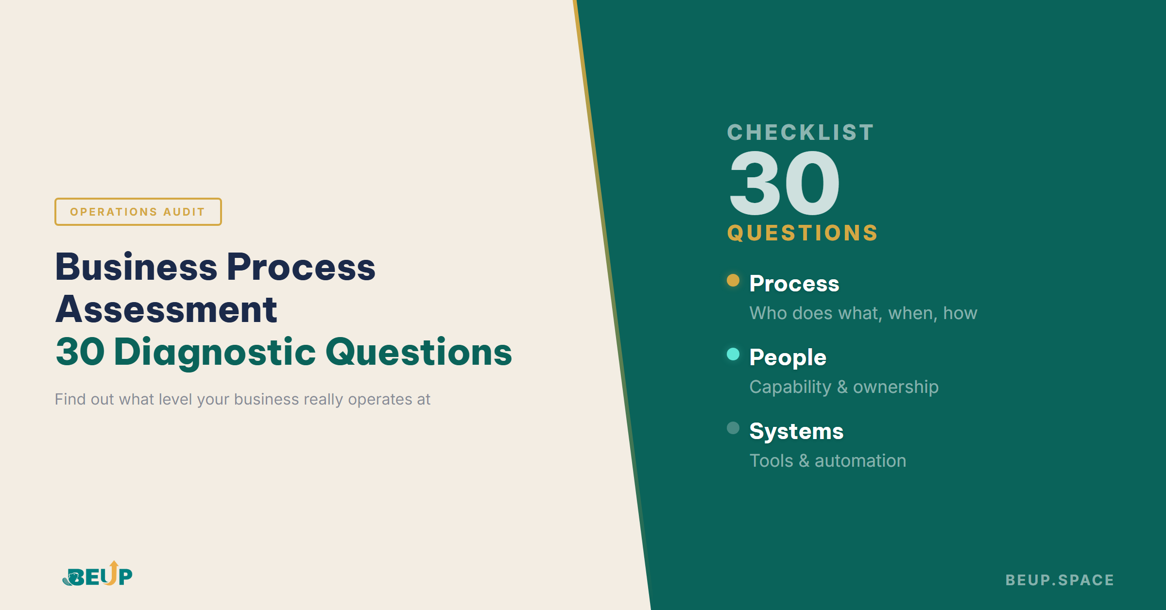 Business Process Assessment 30 Questions - EN