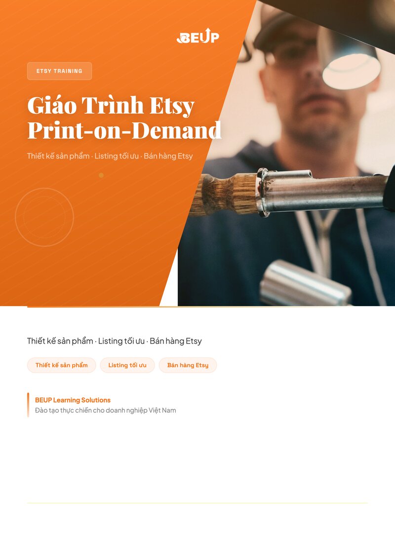 Etsy POD Giáo Trình Thực Chiến tài liệu
