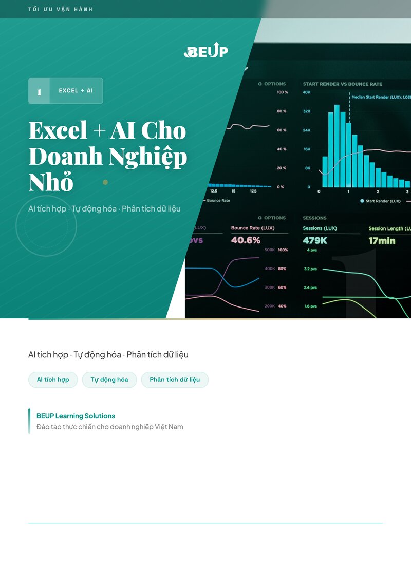 Excel AI Series 1 Ứng Dụng Thực Tế tài liệu