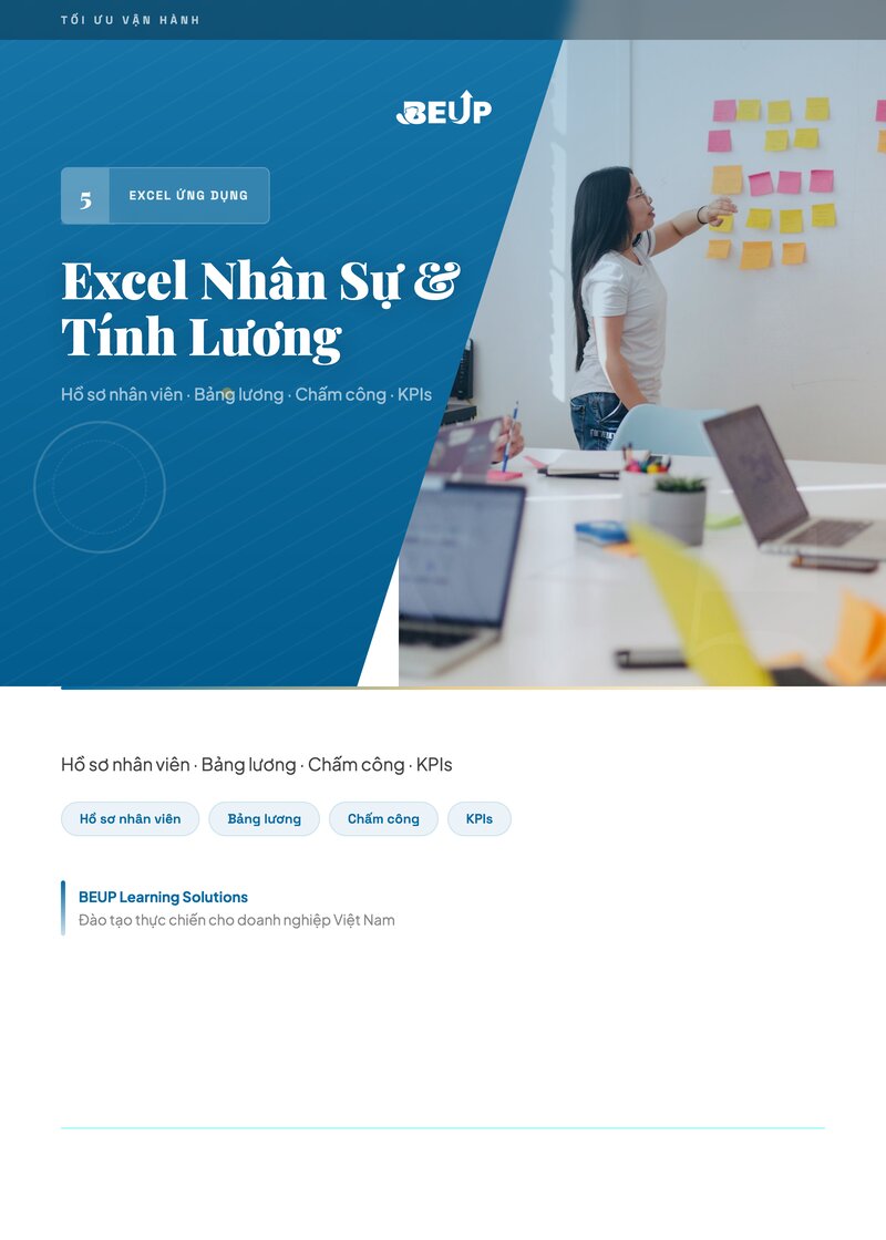 Excel Nhân Sự & Tính Lương tài liệu