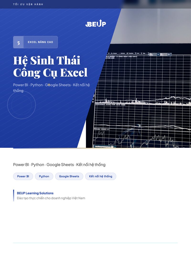 Excel S2 P5 Hệ Sinh Thái Excel tài liệu