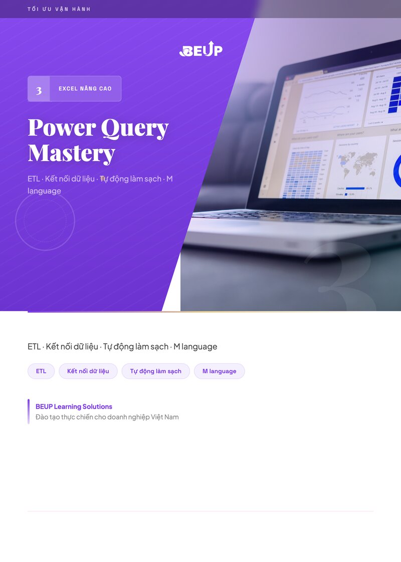 Excel S2 P3 Power Query Tự Động Hóa tài liệu