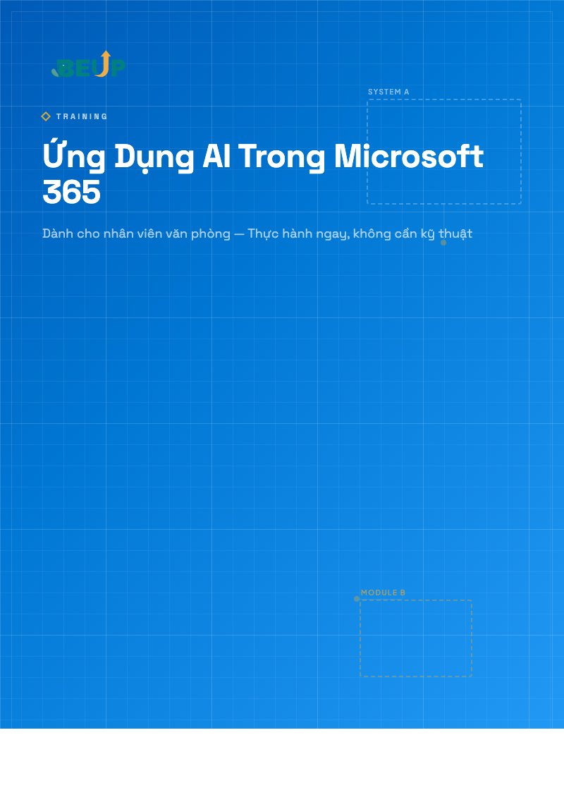 BEUP Cover - Ứng Dụng AI Trong Microsoft 365