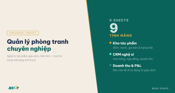 Quản lý phòng tranh - hero OG