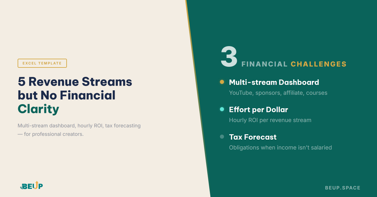 Multi-stream revenue management for content creators