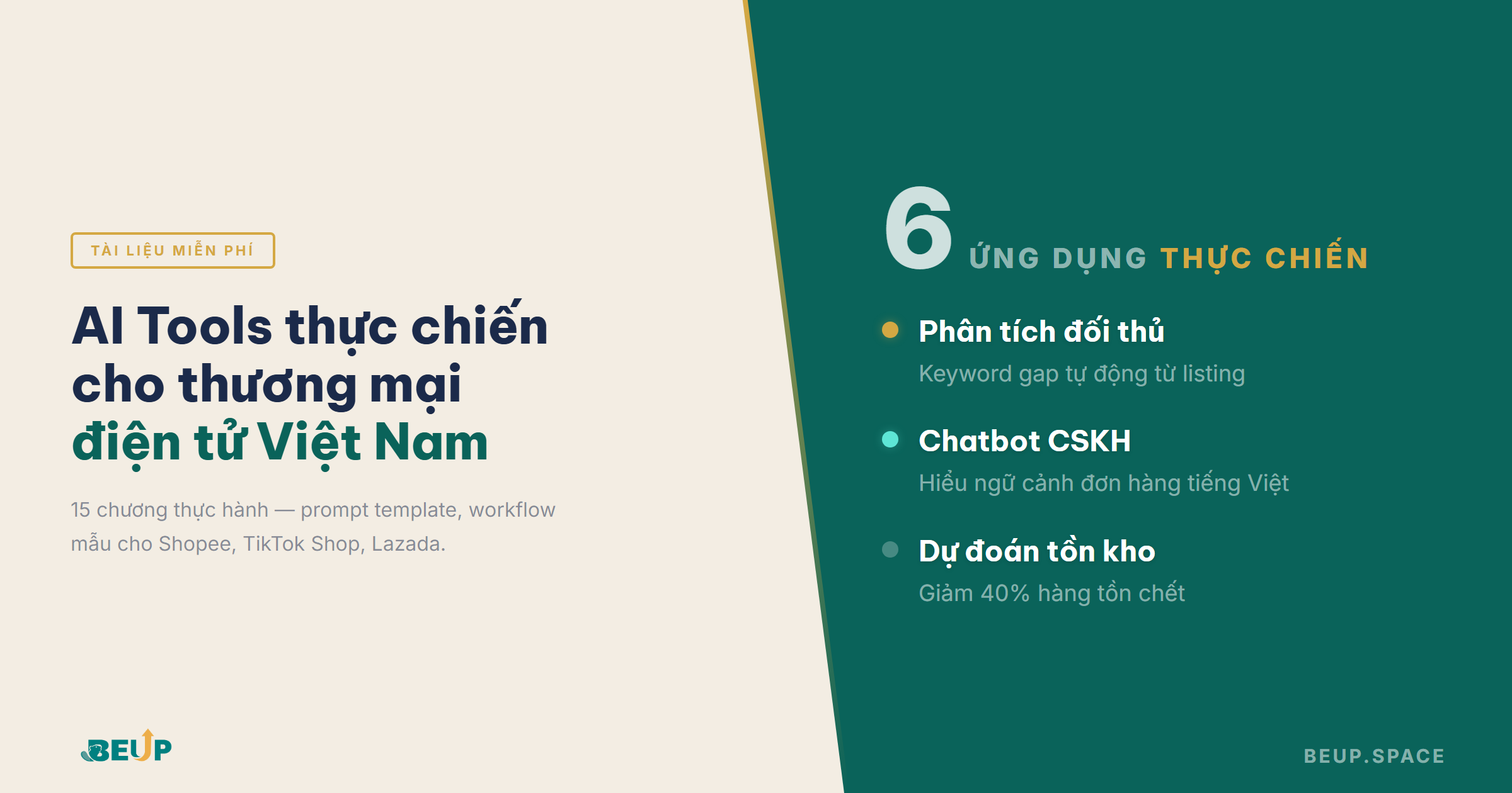 Ứng dụng AI trong thương mại điện tử Việt Nam
