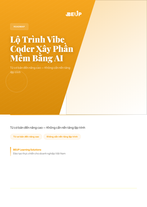 BEUP vibe-coder-roadmap cover