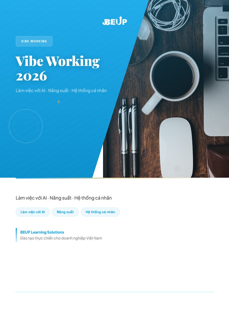 Vibe Working 2026 Làm Việc Với AI tài liệu