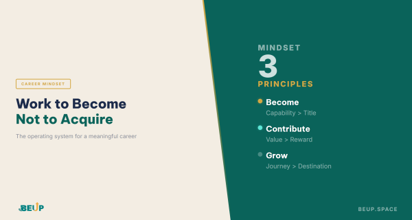 Work to Become Not to Acquire - EN