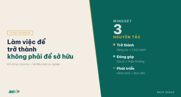 Lam viec de tro thanh khong phai de so huu