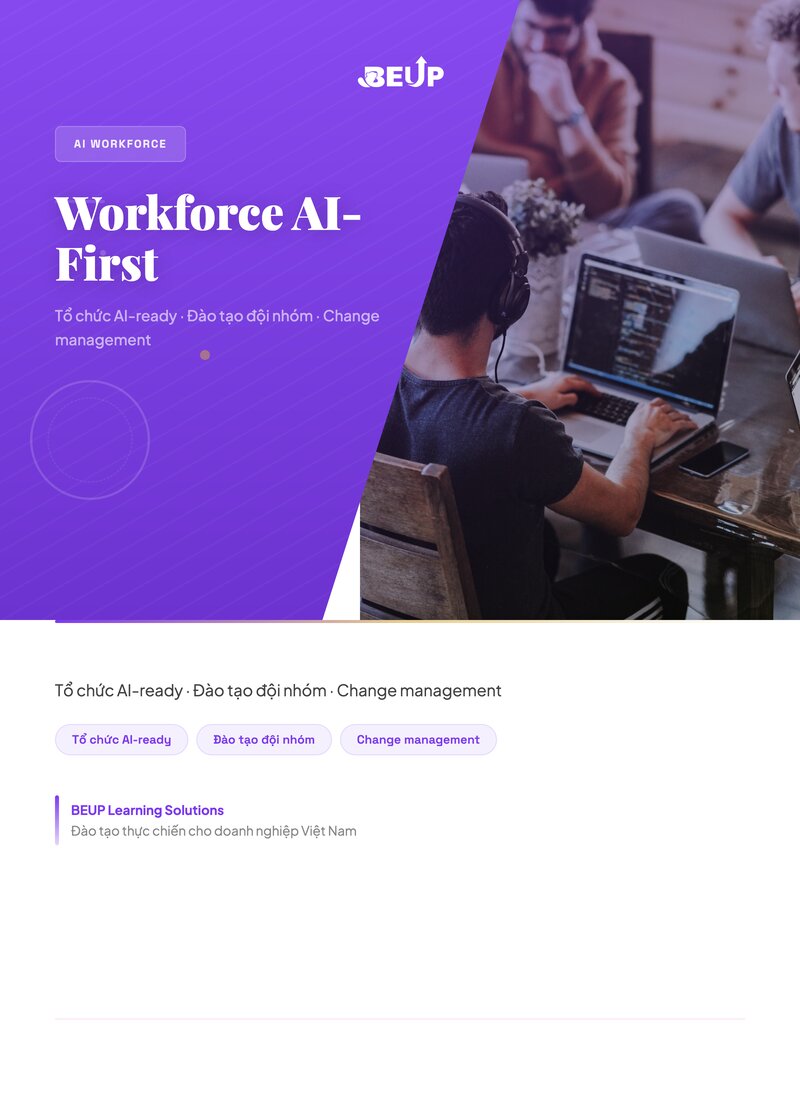 Workforce AI-First Chuyển Đổi Nhân Lực tài liệu