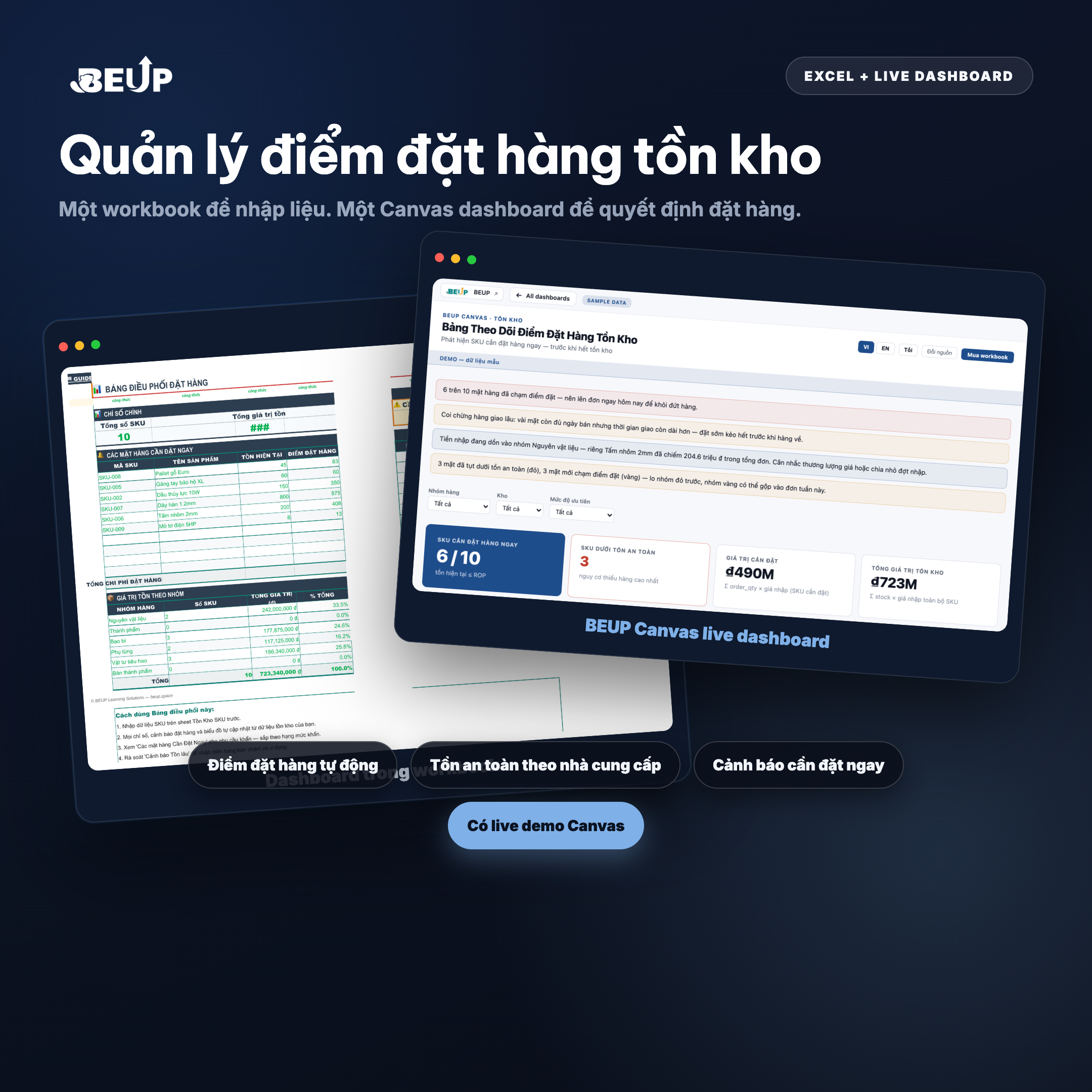 Inventory Reorder Point Tracker — Quản Lý Điểm Đặt Hàng Tồn Kho